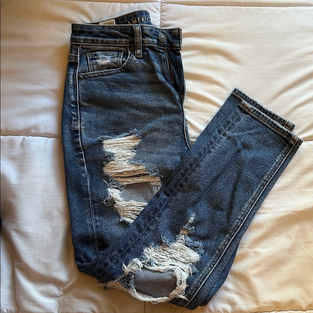 American Eagle Outfitters Denim Ripped Jeans